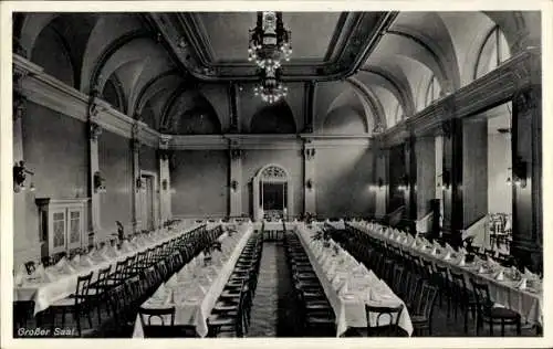 Ak Magdeburg an der Elbe, Großgaststätte Coburger Hof, Großer Saal, Berliner Straße
