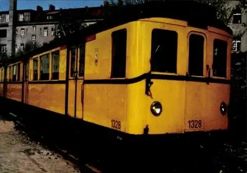 Ak Berlin, U-Bahn-Triebwagen C, Nr. 1328, Baujahr 1930/31