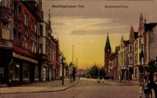 Ak Recklinghausen Süd, Bochumer Straße, Möbelgeschäft, Aussteuerhaus