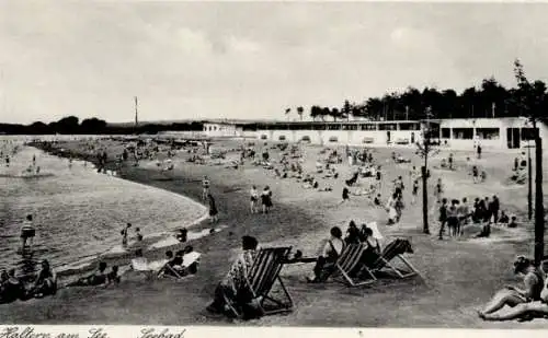 Ak Haltern am See Westfalen, Seebad