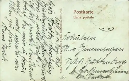 Ak Suhl in Thüringen, Häuser in der Altstadt, Alt Suhl