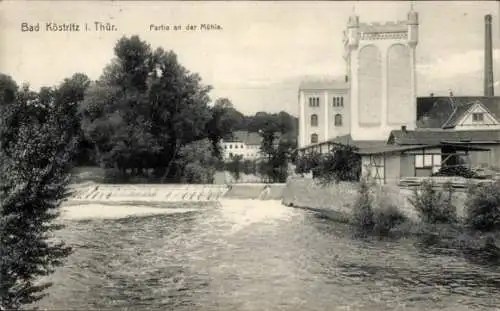 Ak Bad Köstritz in Thüringen, an der Mühle