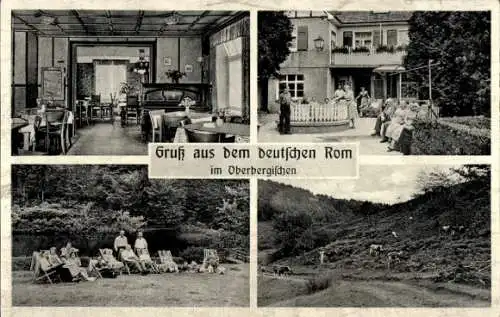 Ak Rom Morsbach im Oberbergischen Kreis, Panorama, Gasthof Heinrich Klein