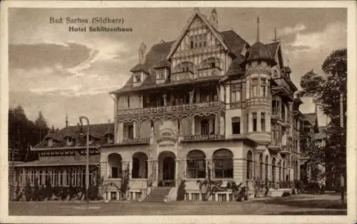 Ak Bad Sachsa im Harz, Hotel Schützenhaus