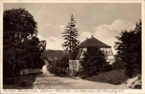 Ak Kemberg Dübener Heide, Gasthof Wachtmeister