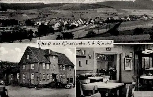 Ak Breitenbach am Herzberg, Gesamtansicht, Gasthaus