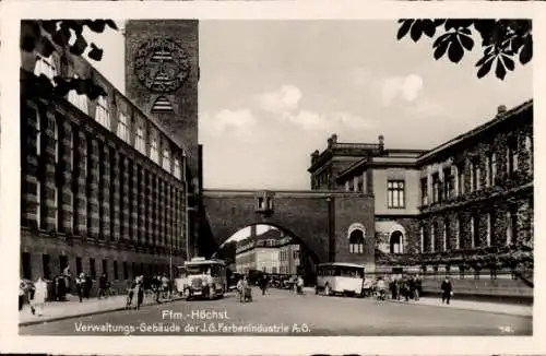 Ak Höchst Frankfurt am Main, Verwaltungsgebäude der I.G. Farbindustrie A.-G.