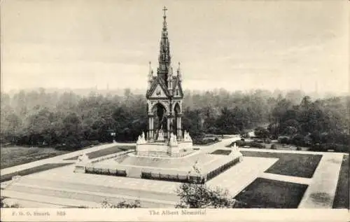 Ak Kensington London England, Albert Memorial