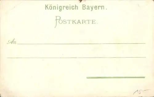 Litho Nürnberg in Mittelfranken, XII. Deutsches Bundesschießen 1897