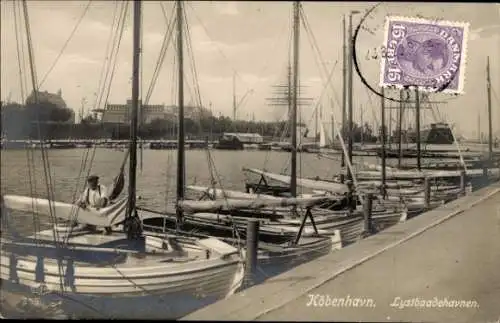 Ak København Kopenhagen Dänemark, Lystbaadehavnen