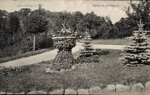 Ak Gorzów Wielkopolski Landsberg an der Warthe Ostbrandenburg, Quilitzpark