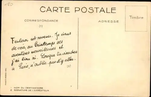 Ak Paris Die wunderbaren Abenteuer von Nestor Fenleroc, Grands Magasins du Printemps