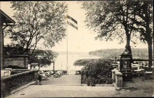 Ak Nedlitz Potsdam in Brandenburg, Restaurant Schweizerhaus, Seepartie