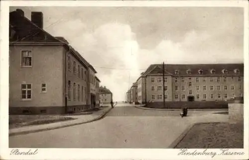 Ak Stendal in der Altmark, Hindenburg-Kaserne