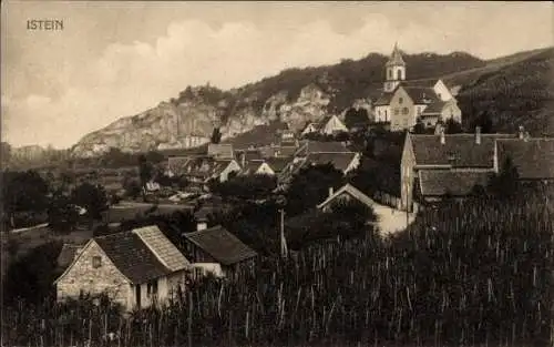 Ak Istein Efringen Kirchen am Rhein, Gesamtansicht