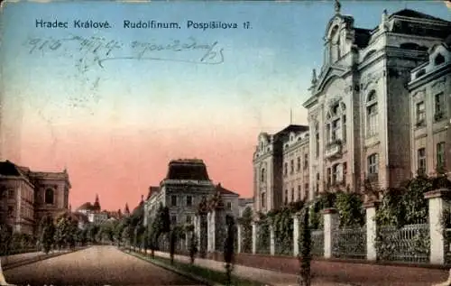 Ak Hradec Králové Königgrätz Stadt, Rudolfinum