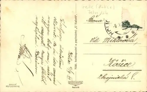 Ak Holice v Čechách Holitz Region Pardubice, Skolska ulice