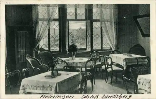 Ak Meiningen in Thüringen, Herrenhaus am Landsberg