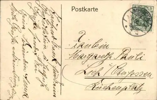 Ak Gauernitz Klipphausen in Sachsen, Schloss Gauernitz an der Elbe