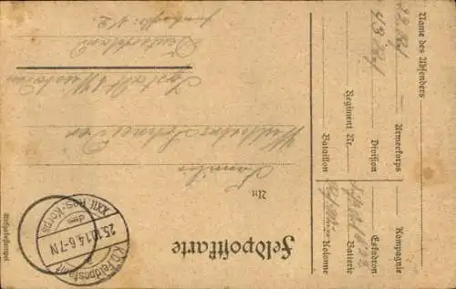 Ak Kaiser Wilhelm II., Thronrede August 1914