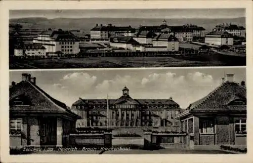 Ak Zwickau in Sachsen, Heinrich Braun Krankenhaus, Panorama