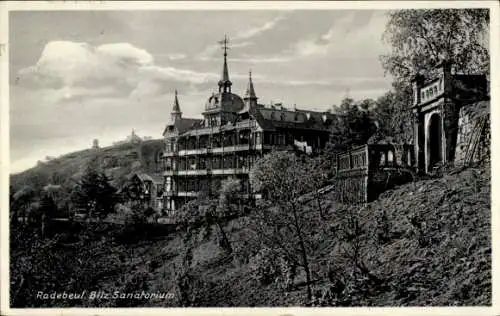 Ak Radebeul in Sachsen, Bilz Sanatorium