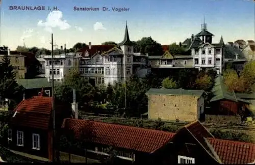 Ak Braunlage im Oberharz, Sanatorium Dr. Vogeler