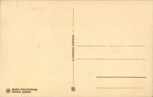 Steindruck Ak Goslar, Brusttuch von 1526, altes Haus