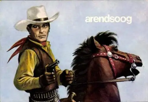Ak Arendsoog, Jan Nowee, Cowboy mit Revolver