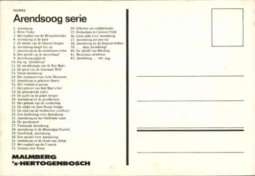 Ak Arendsoog, Jan Nowee, Cowboy mit Revolver