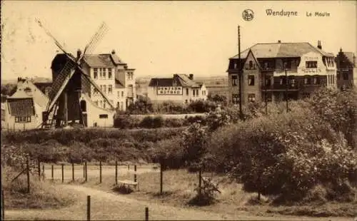 Ak Wenduine Wenduyne De Haan Westflandern, Le Moulin