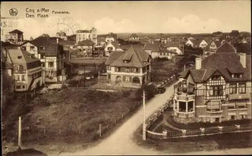 Ak De Haan Le Coq sur Mer Westflandern, Panorama