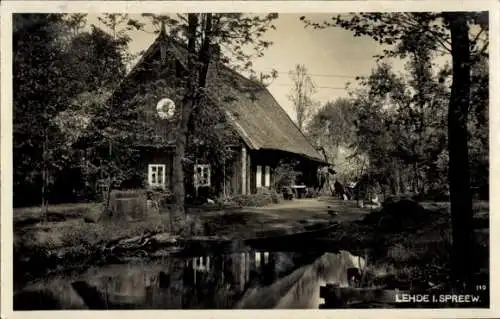 Ak Lehde Lübbenau im Spreewald, Spreewaldhaus