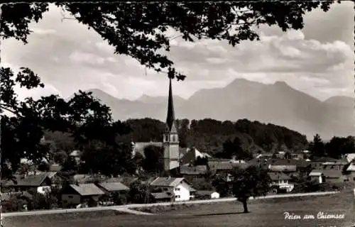 Ak Prien am Chiemsee Oberbayern, Teilansicht