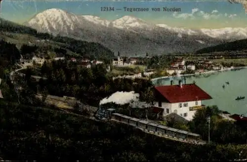 Ak Tegernsee in Oberbayern, Blick von Norden