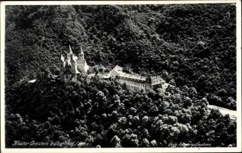 Ak Obernhof an der Lahn, Kloster Arnstein, Luftbild