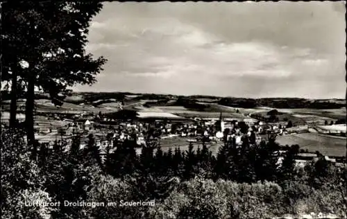 Ak Drolshagen im Sauerland, Gesamtansicht