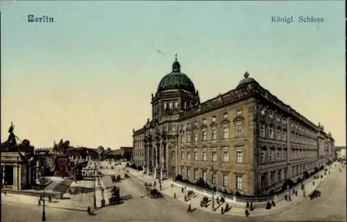 Ak Berlin Mitte, königliches Schloss