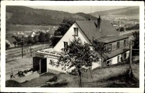 Ak Burbach im Siegerland, Berghotel, Inh. M. Winkel, Außenansicht