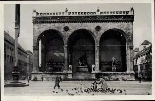 Ak München Bayern, Feldherrnhalle