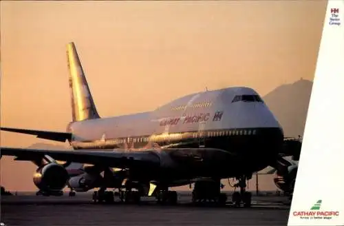 Ak Passagierflugzeug Cathay Pacific, Boeing 747