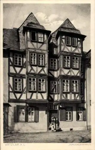 Foto Ak Wetzlar an der Lahn, Jerusalemhaus