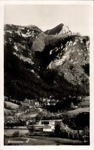 Ak Birkenstein Fischbachau in Oberbayern, Teilansicht, Gebirge