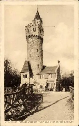 Ak Wiesbaden in Hessen, Kaiser Wilhelm-Turm, Schläferskopf