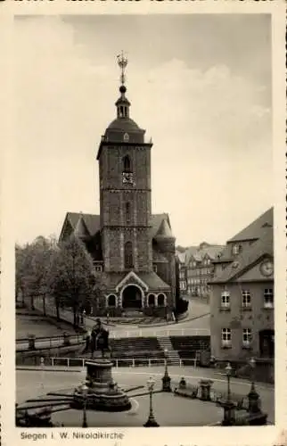 Ak Siegen in Westfalen, Nikolaikirche