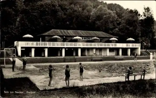 Ak Sulz am Neckar, Freibad