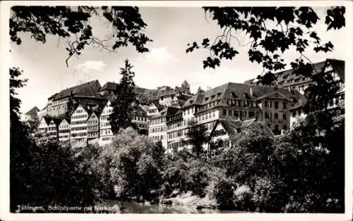 Ak Tübingen am Neckar, Schloss, Neckarufer