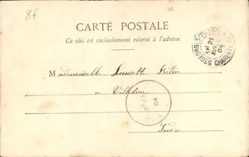 Ak Boyardville Ile d'Oléron Charente Maritime, Badeort, Dampfabfahrt nach La Rochelle