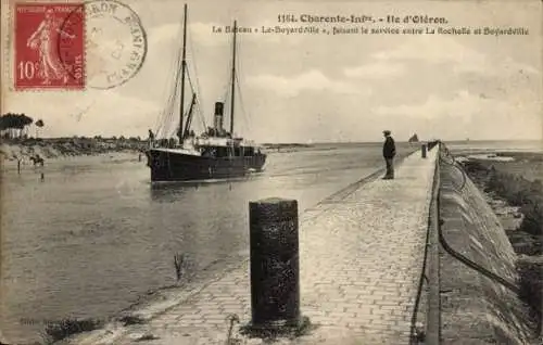 Ak Ile d’Oléron Charente Maritime, Le Bateau Le-Boyardville, Falsant le service entre La Rochelle