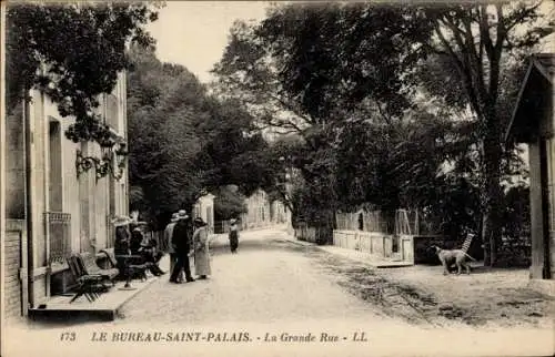 Ak-Büro Saint Palais sur Mer Charente Maritime, Grande Rue